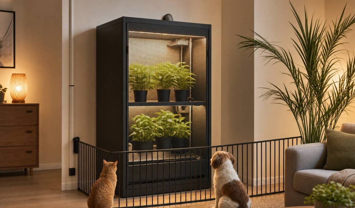 Cómo proteger un cultivo de marihuana interior de las mascotas